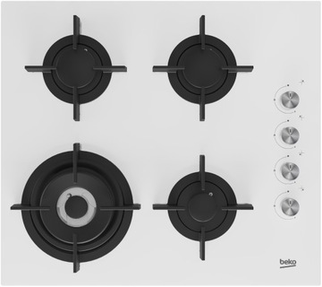 Beko Set Oven BBIM14300WMS + газовая варочная панель HILW64122SW Белый