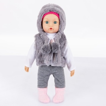 ИНТЕРАКТИВНАЯ КУКЛА KINDERPLAY ГОВОРИТ СМЕЕТСЯ ПЛАЧИТ ОДЕЖДА
