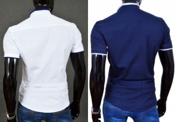 Мужская повседневная рубашка с воротником-стойкой на каждый день, гладкая НОВИНКА