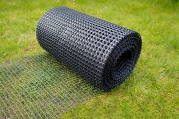 Siatka rabatowa 1,0x10 m czarna