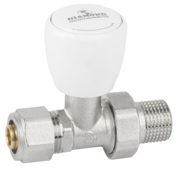 ЗАПОРНЫЙ РАДИАТОРНЫЙ КЛАПАН PEX 1/2x16 УГЛОВОЙ