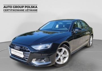 Audi A4 B9 Limousine Facelifting 2.0 35 TDI 163KM 2022 Audi A4 Limousine Advanced, Tempomat, Podgrzewane fotele, CarPlay, Salon P