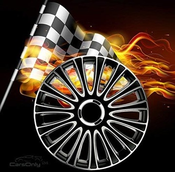 RACING LE MANS AUTOSTYLE Комплект 17-дюймовых колпаков, черный