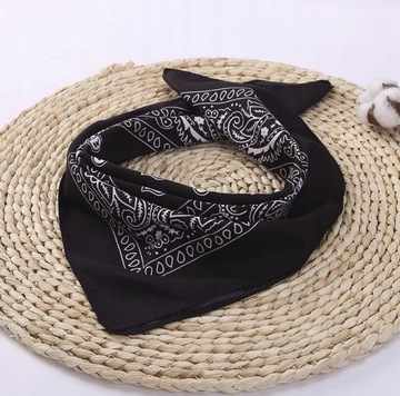 ШАРФ БАНДАНА ШАРФ БАНДАНА ЧЕРНЫЙ