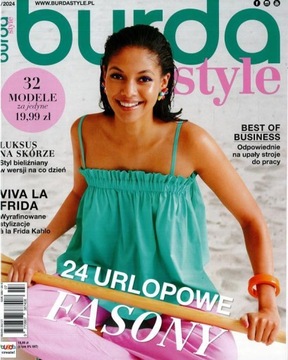 7/2024 BURDA STYLE SZYCIE 24 FASONY NA URLOP