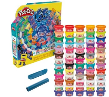 PLAY-DOH 65-PAK KOLORY ZESTAW CIASTOLINA F1528