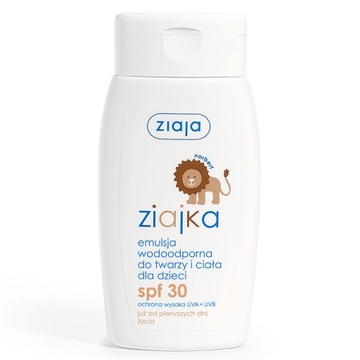 Ziajka EMULSJA DO TWARZY I CIAŁA DLA DZIECI SPF30