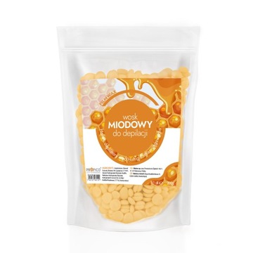 PROFICO Wosk Twardy Bezpaskowy do depilacji Twarzy Brwi Bikini Miodowy 100g