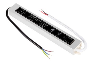 ZASILACZ DO TAŚM LED SYSTEMÓW OŚWIETLENIA LED 12V 3A 36W WODOSZCZELNY IP67