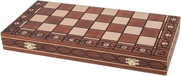 КВАДРАТ - Набор деревянных шахмат SENATOR Lux - 41 x 41 см - Chessboard &