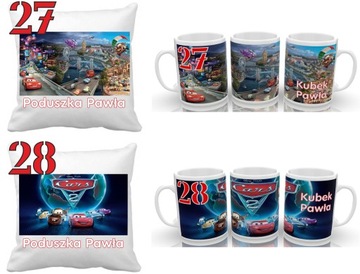 Cars Cars Cushion Set+кружка+назвать много дизайнов