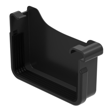 Galeco Zaślepka rynny 135mm prawa PVC2 Grafit