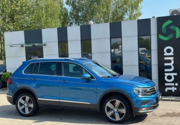 Volkswagen Tiguan II SUV 2.0 TDI 190KM 2019 Volkswagen Tiguan 2.0TDI 190KM 2019r.4Motion DSG F-Vt 23 2.0 Diesel 190KM