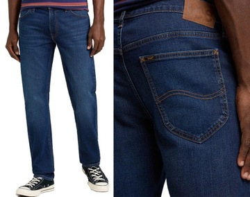 LEE DAREN proste spodnie jeans straight ZIP W36 L32