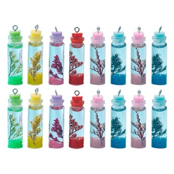 MINI BUTELKI CHARMS BUBBLE TEA ŻYWICA Zrób to sam