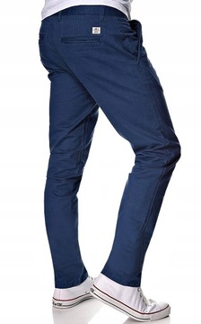 JACK JONES Granatowe Chinosy Slim Fit 29/30