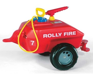 ROLLY TOYS PRZYCZEPKA CYSTERNA 5l STRAŻ TRAKTORA