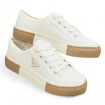 BIAŁE TENISÓWKI DAMSKIE ALAMMA 37