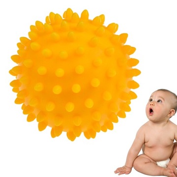 TULLO Piłeczka sensoryczna do zabawy dla niemowlaka 9 cm