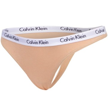 CALVIN KLEIN STRINGI DAMSKIE MAJTKI 3P THONG r.XS