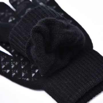 ТЕПЛЫЕ ЖЕНСКИЕ СЕНСОРНЫЕ ПЕРЧАТКИ ДЛЯ ТЕЛЕФОНА ЗИМНИЕ ЧЕРНЫЕ