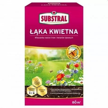 Łąka Kwietna mieszanka nasion traw i kwiatów 800g Substral