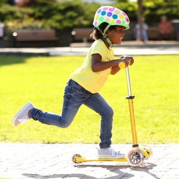 HULAJNOGA MINI MICRO DELUXE LED YELLOW MMD053