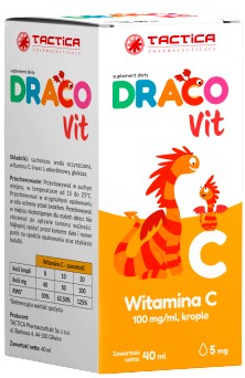 DracoCit Witamina C 100 mg w kroplach ODPORNOŚĆ 40 ml