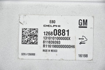 JEDNOTKA ŘÍZENÍ OPEL ASTRA K V 12680881