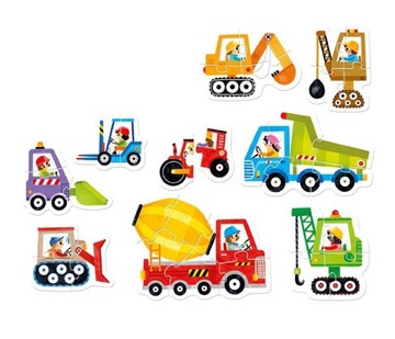 CZUCZU PUZZLE ПРОГРЕССИВНАЯ СТРОИТЕЛЬНАЯ ТЕХНИКА 2+