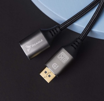 Przedłużacz DisplayPort 1.4 DP 8K 4K@144Hz 50 CM