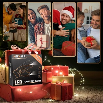 СВЕТОДИОДНЫЙ ПЕРЧАТОЧНЫЙ ФОНАРИК С USB-ФАКЕЛАМИ ДЛЯ ВЫЖИВАНИЯ