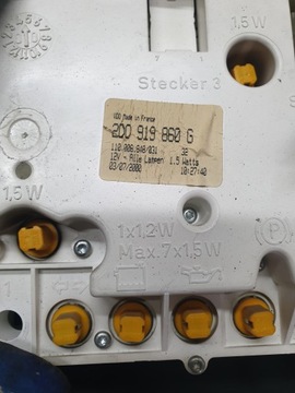 PŘÍSTROJOVÁ DESKA BUDÍKY VW LT 2.8 TDI 2D0919860G