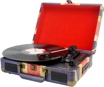 Gramofon Majestic TT 43BT czerwony winyl bluetooth