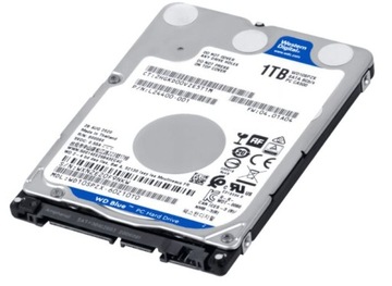 Жесткий диск WD Blue WD10SPZX (1 ТБ; 2,5 дюйма; 128 МБ; 5400 об/мин)