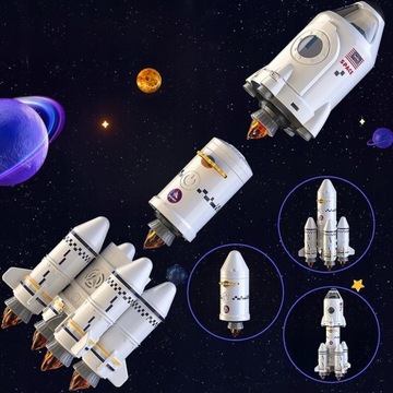 РАКЕТА КОСМОС Шаттл ОГНИ ЗВУКОВЫЕ ИГРУШКИ НАБОР 5 В 1