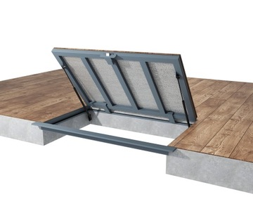 Właz do Piwnicy Podłogowy Rewizyjny 80 x 180 cm