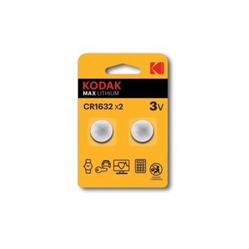 181L516 KODAK BATERIE LITOWE MAX CR 1632 BLISTER