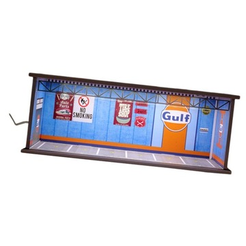 Gablota LED na parking w skali 1:64 na modele samochodów Diorama
