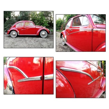 Боковые молдинги хром Австралийский стиль VW Garbus