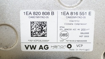 AUDI Q4 SKODA ENYAQ VW ID.3 ID.4 1EA820808B 1EA816551E KOMPRESOR