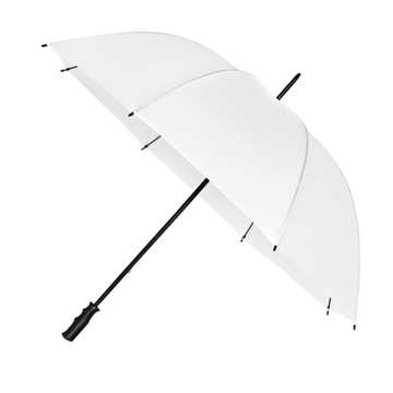 Parasol bez pokrowca, długi, manualny, XL Impliva biały