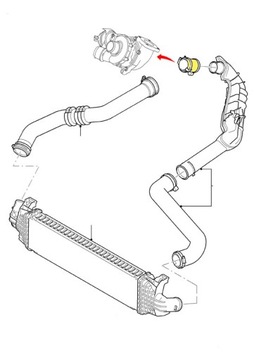 RURA TURBINY PRZEWÓD TURBO INTERCOOLERA FORD GALAXY MONDEO S-MAX 2.0 TDCi