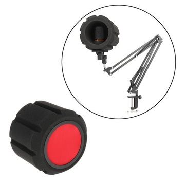 Экран микрофона Акустический фильтр Вокальный фильтр для стандартного красного цвета