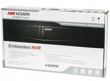 Hikvision IP 4 PoE-рекордер для IP-камер + Диск