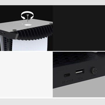 Chłodząca Podstawka iPega na PS5 Pady Słuchawki