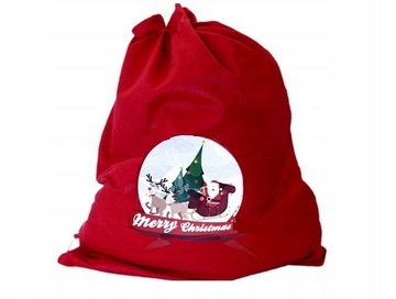 Костюм Деда Мороза с бородой и шапкой.