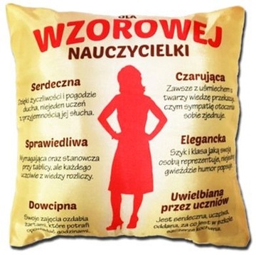 Poduszka Wzorowej nauczycielki Prezent