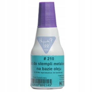 Tusz do stempli metalowych NORIS 210 fiolet 25ml