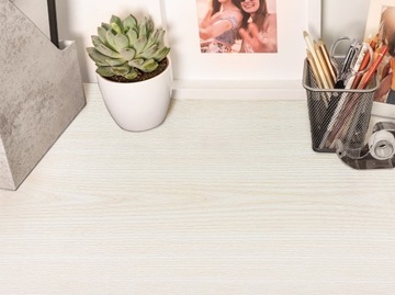 Клейкая пленка ПВХ, шпон белого ясеня, рулон 15 м.